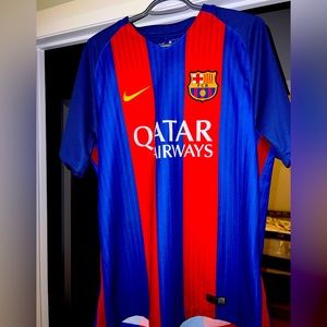 Barcelona authentic Mens football jersey
